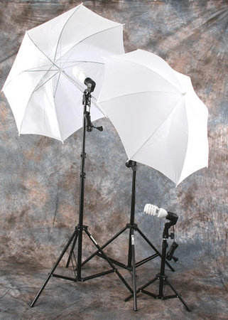 Photo/Video  Continuous Lighting Umbrella Kit